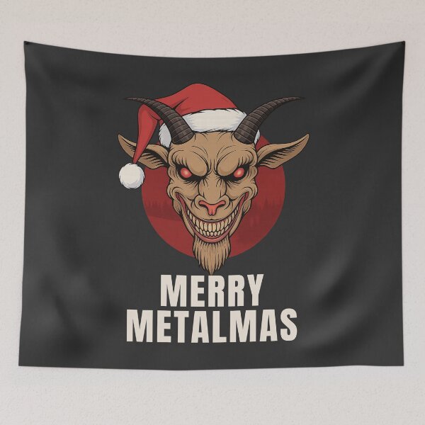 Item preview, Heavy Metal Holiday Santa designed and sold by marosz12.