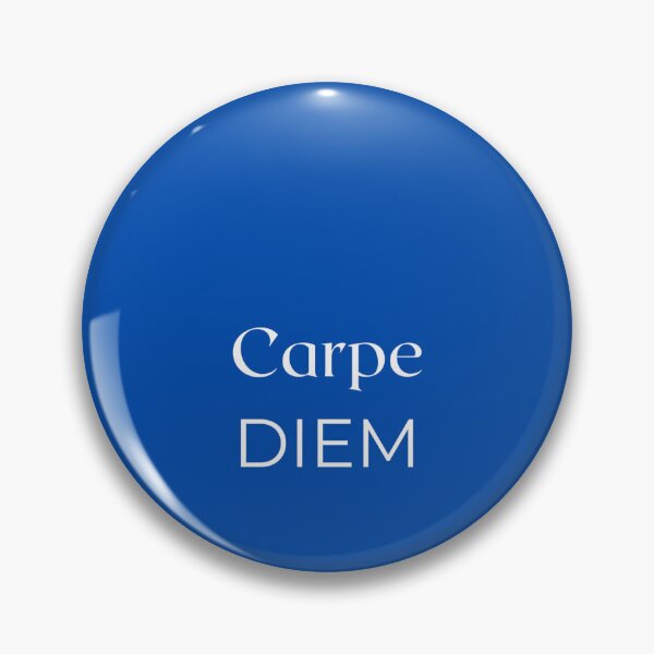 Item preview, Carpe Diem – Seize the Day in Blue designed and sold by Totinu.