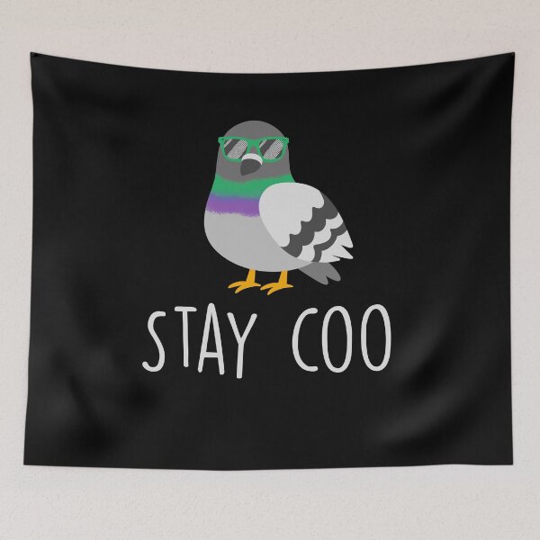 Item preview, Cute Cartoon Pigeon Pun designed and sold by MorvernDesigns.
