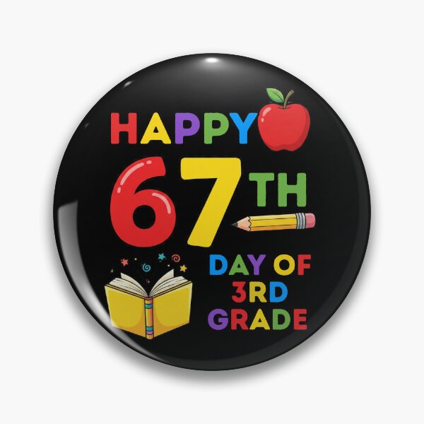 Item preview, Happy 67th Day of 3rd Grade Celebration designed and sold by MotivaChic.