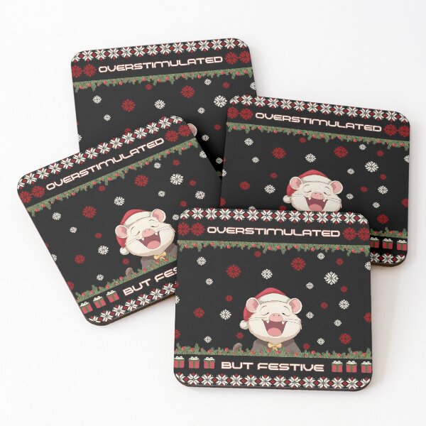 Item preview, Overstimulated But Festive | Ugly Sweater Style Opos Christmas designed and sold by PROPera-design.