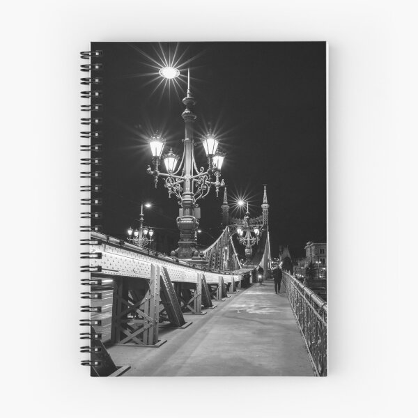 Item preview, lluminated Bridge at Night designed and sold by bence-kis-photo.