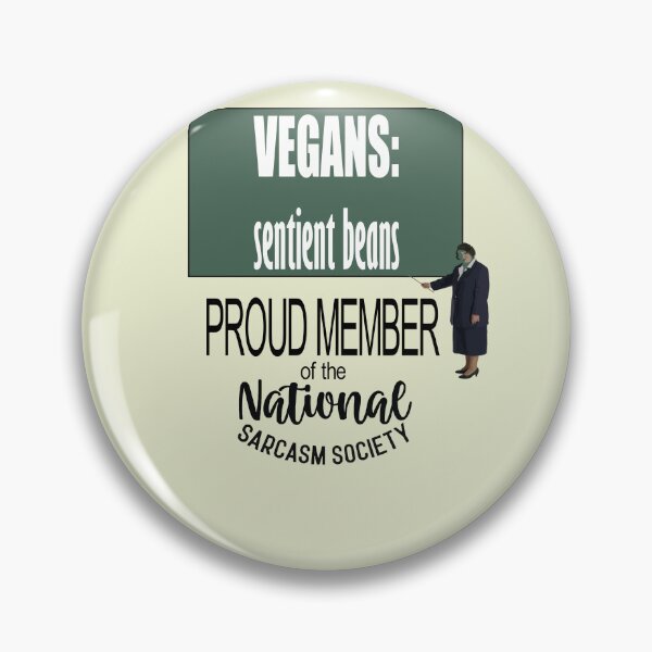 Item preview, Vegans - Sentient Beans Sarcastic Quote designed and sold by taiche.