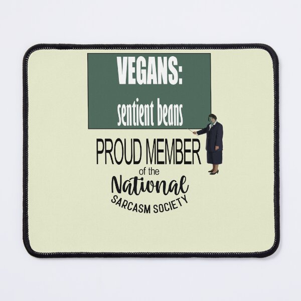 Item preview, Vegans - Sentient Beans Sarcastic Quote designed and sold by taiche.