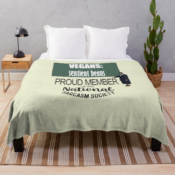 Item preview, Vegans - Sentient Beans Sarcastic Quote designed and sold by taiche.