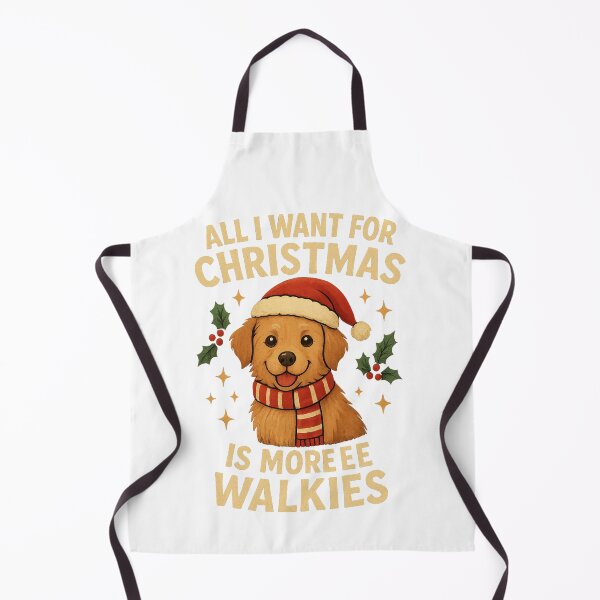 Item preview, All I Want for Christmas Is More Walkies – Cute Dog designed and sold by Tomasz C.