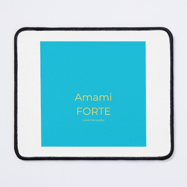 Item preview, Amami Forte – Love Me Loudly in Electric Blue designed and sold by Totinu.
