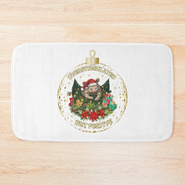 Item preview, Overstimulated but Festive Opossum | Funny Christmas  designed and sold by PROPera-design.