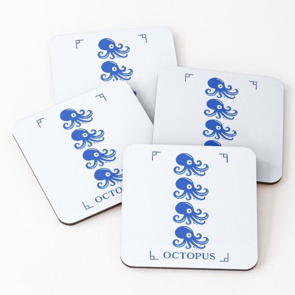 Item preview, Cobalt Octopus Stack designed and sold by PrintSmithArt.