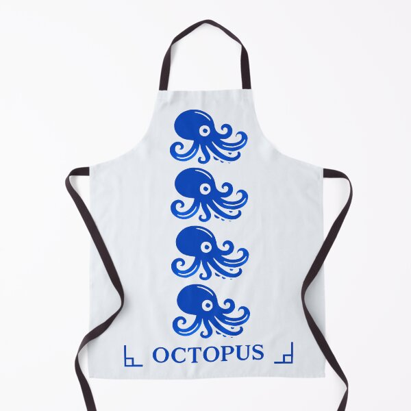 Item preview, Cobalt Octopus Stack designed and sold by PrintSmithArt.