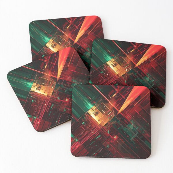 Item preview, Christmas Neon Geometric Light Burst designed and sold by Harmonic_Layers.