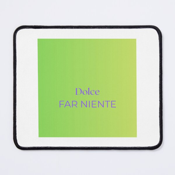 Item preview, Dolce Far Niente – Sweet Idleness in Green & Gold designed and sold by Totinu.