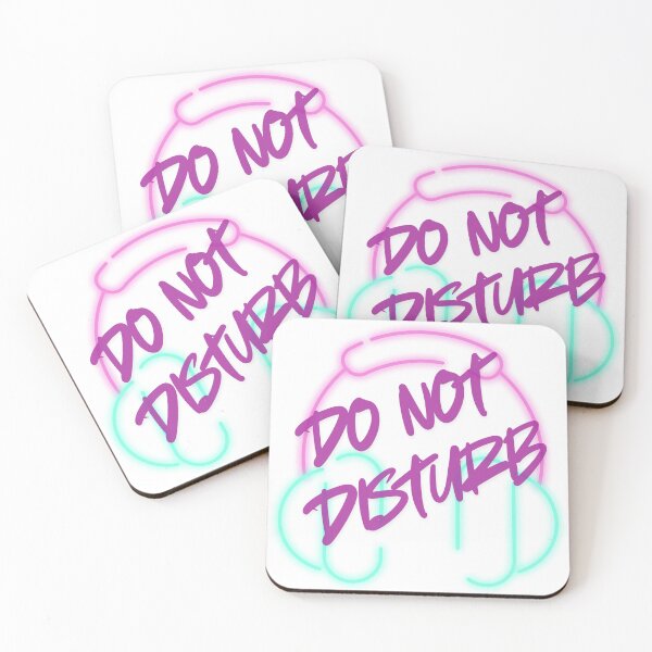 Item preview, Head phones on? Do Not Disturb  designed and sold by Messy Artist Designs.