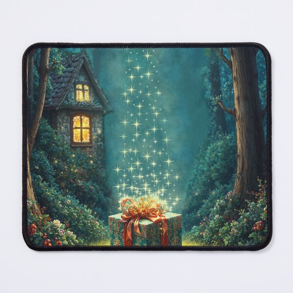 Item preview, A Mysterious Gift - a Festive Print From Felia For Lovers of Surprises designed and sold by Felia001.