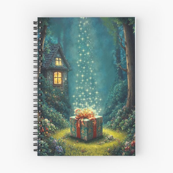 Item preview, A Mysterious Gift - a Festive Print From Felia For Lovers of Surprises designed and sold by Felia001.