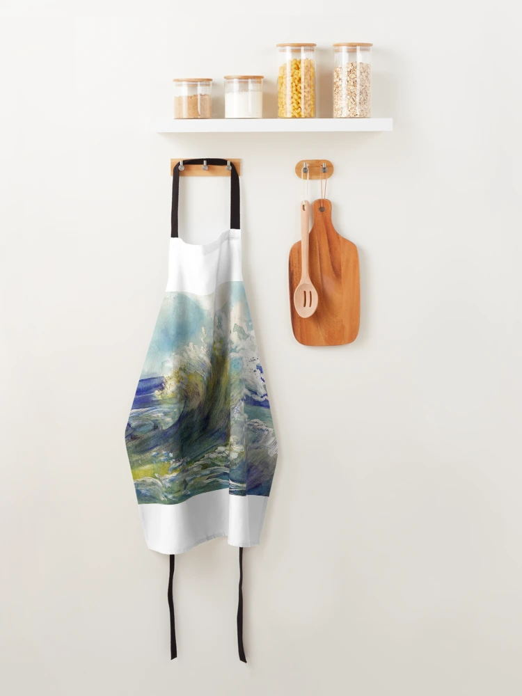 Thumbnail 4 of 6, Apron, Wave designed and sold by Randy Sprout Fine Art.