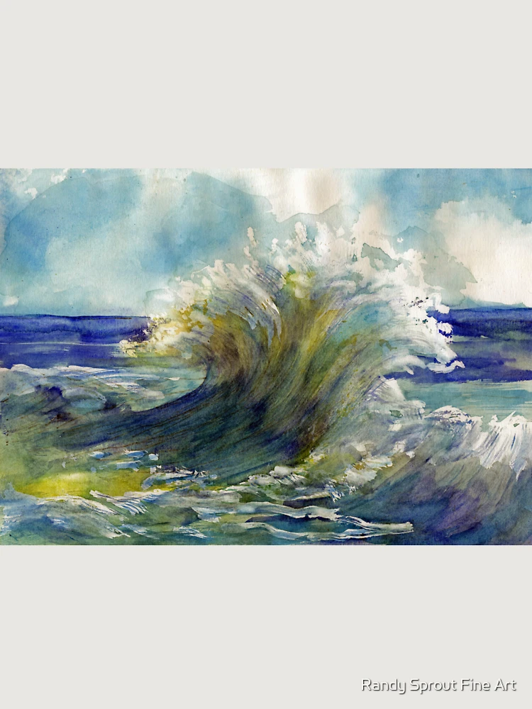 Thumbnail 6 of 6, Premium Oversized Hoodie, Wave designed and sold by Randy Sprout Fine Art.