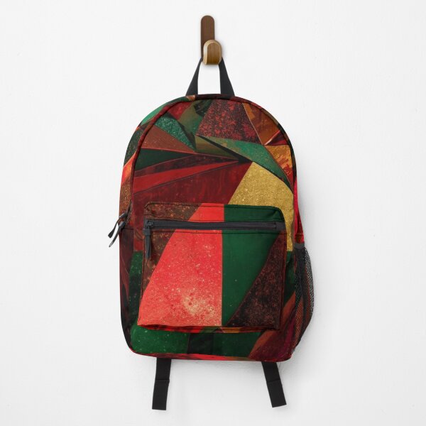Item preview, Festive Faceted Red Green Geometry designed and sold by Harmonic_Layers.