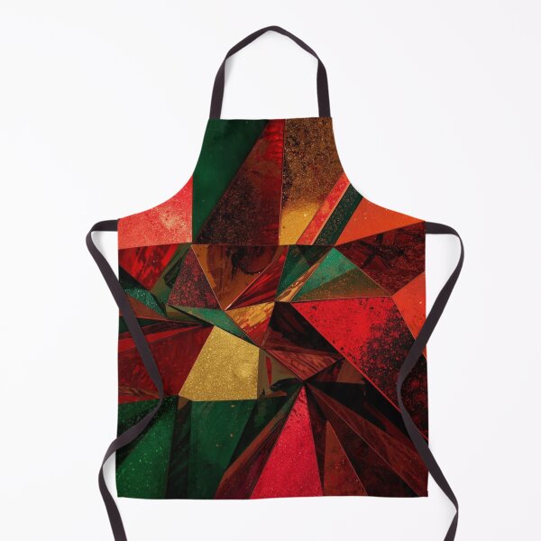 Item preview, Festive Faceted Red Green Geometry designed and sold by Harmonic_Layers.