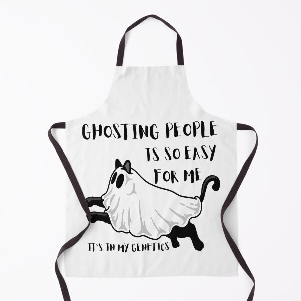 Item preview, Ghosting People is so Easy for Me it's in My Genetics | Funny Cat Ironic Saying Design designed and sold by PROPera-design.
