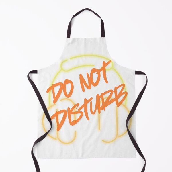 Item preview, Head phones on? Do Not Disturb Orange designed and sold by Messy Artist Designs.