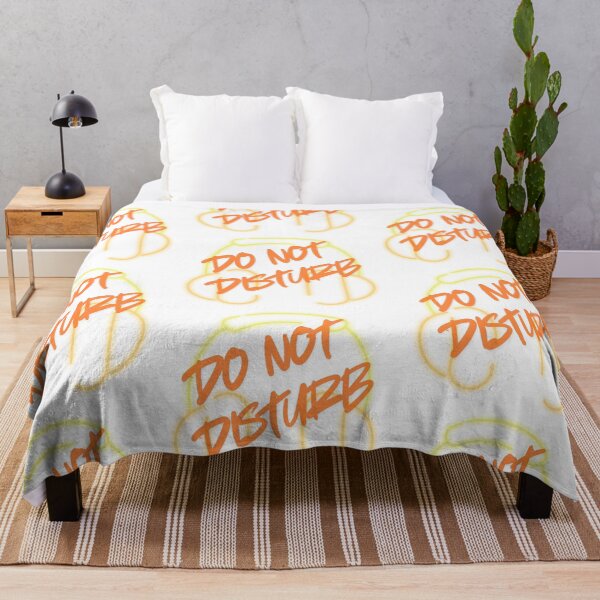 Item preview, Head phones on? Do Not Disturb Orange designed and sold by Messy Artist Designs.