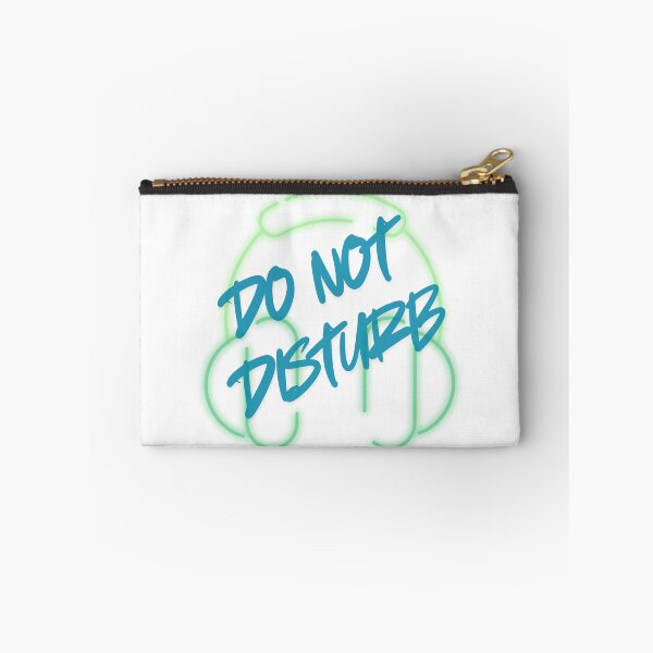Item preview, Head phones on? Do Not Disturb Green designed and sold by Messy Artist Designs.