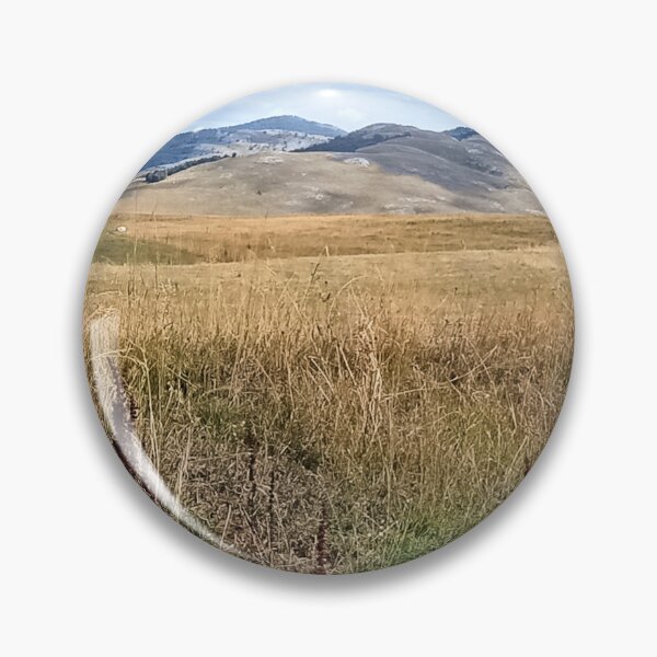 Item preview, Grass plateau with wildflowers in Montenegro designed and sold by TheArtofHeart.
