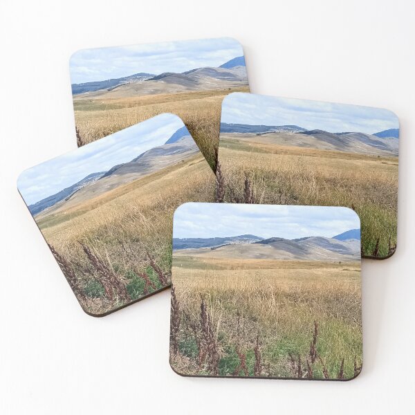 Item preview, Grass plateau with wildflowers in Montenegro designed and sold by TheArtofHeart.