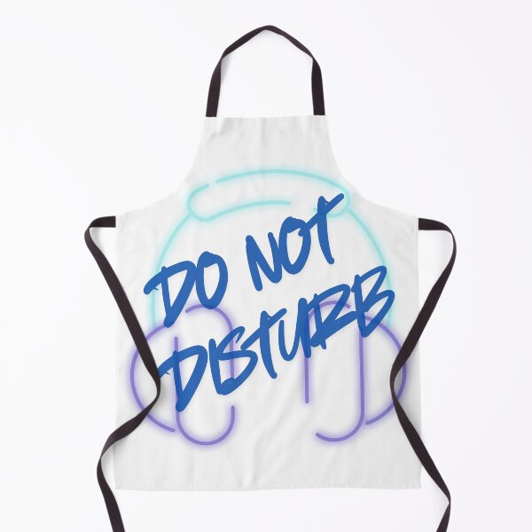 Item preview, Head phones on? Do Not Disturb Blue designed and sold by Messy Artist Designs.