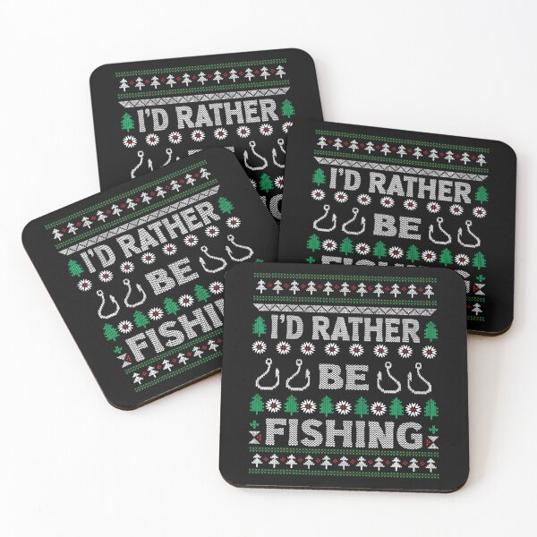 Item preview, Ugly Christmas 	 I'D Rather Be Fishing Fisherman designed and sold by LucilleAntoi.