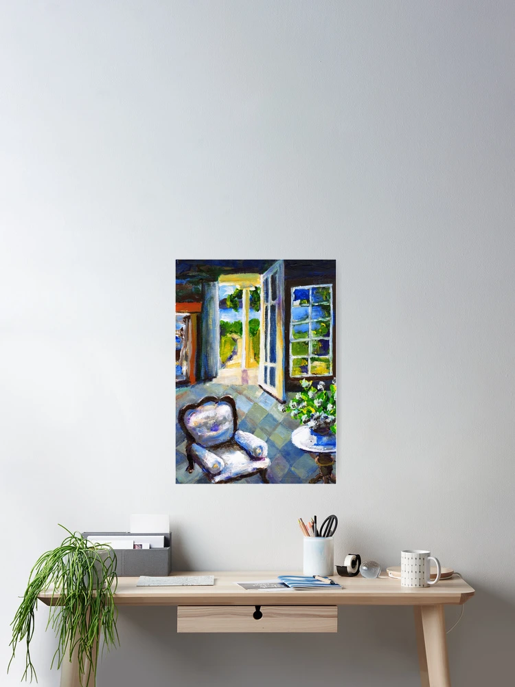 Thumbnail 2 of 3, Poster, Nantucket Cabin designed and sold by Randy Sprout Fine Art.
