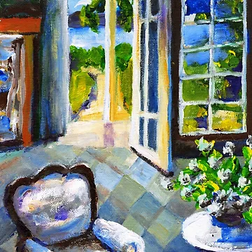 Artwork thumbnail, Nantucket Cabin by Randy Sprout Fine Art