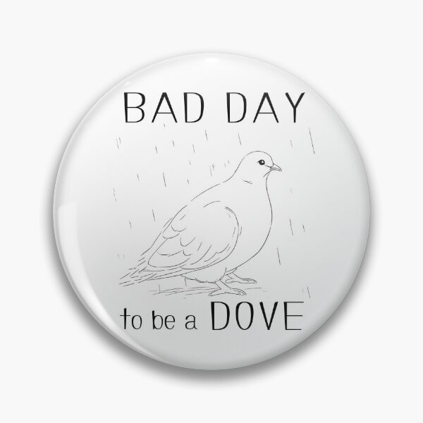 Item preview, Bad Day to Be a Dove Sad Dove in the Rain | Hunting Season Inspired Art designed and sold by PROPera-design.