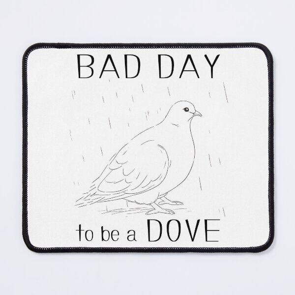 Item preview, Bad Day to Be a Dove Sad Dove in the Rain | Hunting Season Inspired Art designed and sold by PROPera-design.