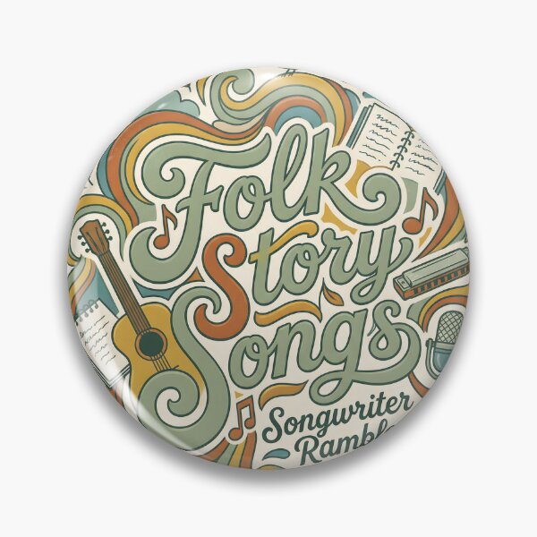 Item preview, Todd Snider Inspired Folk Story Songs Poster – Vintage Songwriter Typography Art Print designed and sold by AbstractAuraArt.