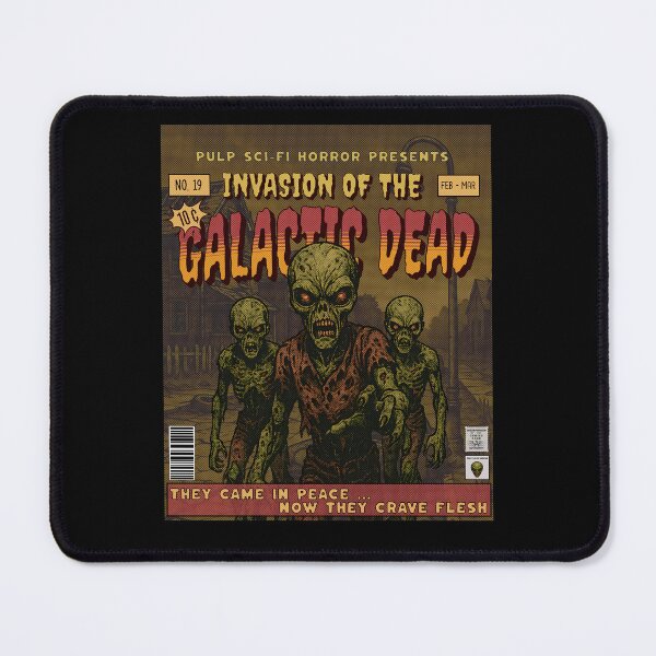 Item preview, Invasion of the Galactic Dead – Retro Sci-Fi Zombie designed and sold by RomeoSketches.
