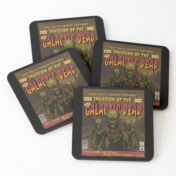 Item preview, Invasion of the Galactic Dead – Retro Sci-Fi Zombie  designed and sold by RomeoSketches.