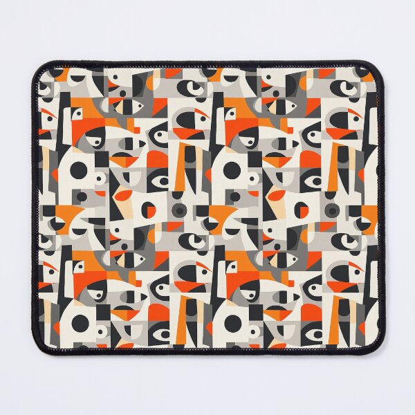 Item preview, Bold Contrast Geometric Grid designed and sold by MidArtForge.