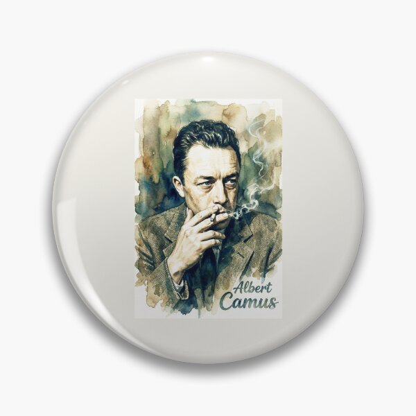 Item preview, Albert Camus designed and sold by Sarcastic designs.