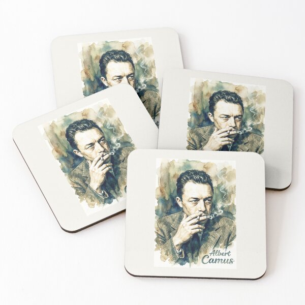 Item preview, Albert Camus designed and sold by Sarcastic designs.