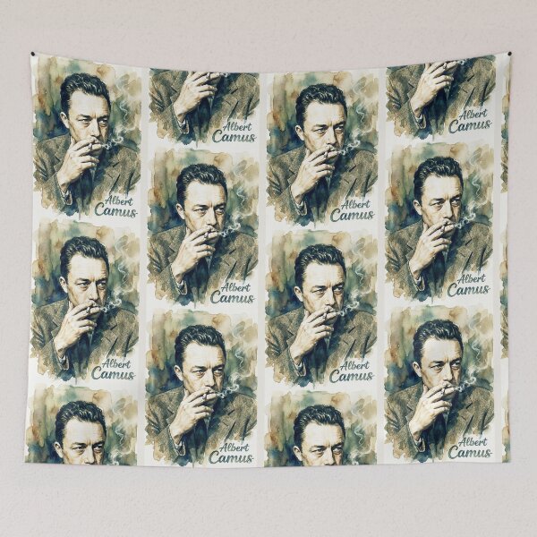 Item preview, Albert Camus designed and sold by Sarcastic designs.