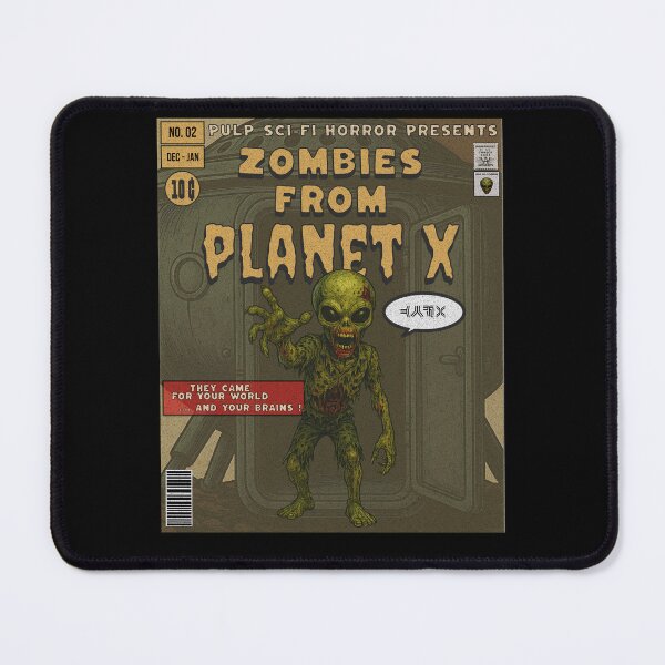 Item preview, Zombies from Planet X – Retro Sci-Fi Horror Comic Tee designed and sold by RomeoSketches.