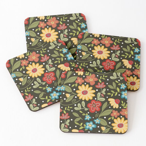 Item preview, Vibrant Floral designed and sold by Willow & Grace Designs.