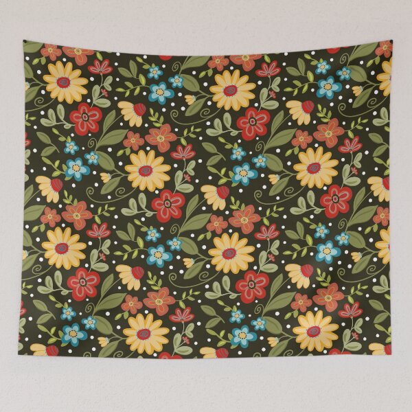 Item preview, Vibrant Floral designed and sold by Willow & Grace Designs.