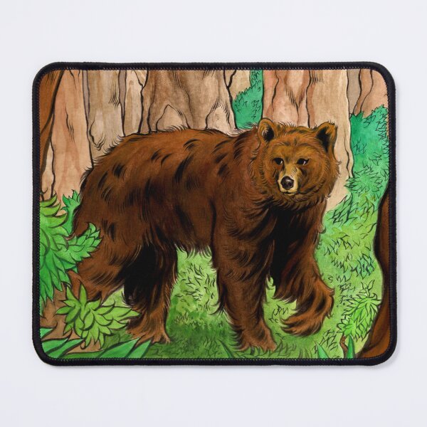 Item preview, Forest Bear Watercolor Art designed and sold by VesperyThings.