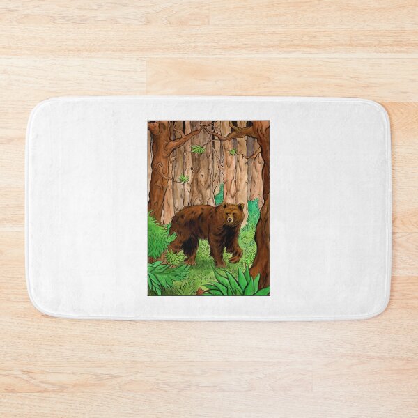Item preview, Forest Bear Watercolor Art designed and sold by VesperyThings.