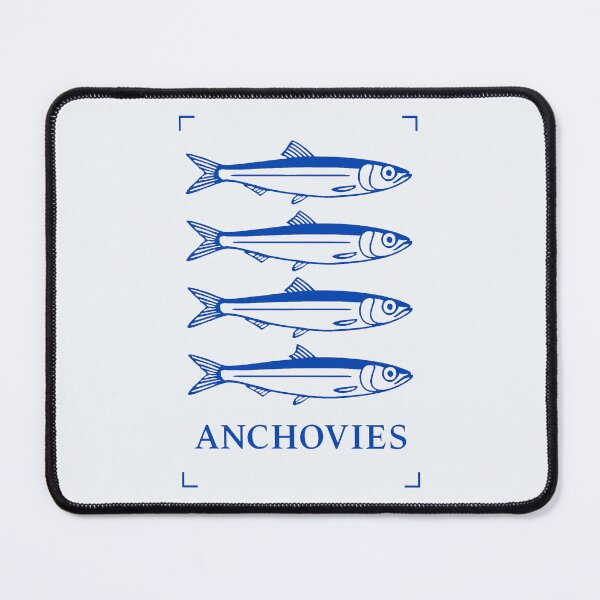 Item preview, Cobalt Blue Anchovies Stack designed and sold by PrintSmithArt.