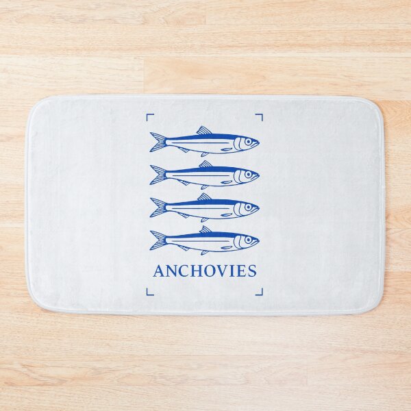Item preview, Cobalt Blue Anchovies Stack designed and sold by PrintSmithArt.