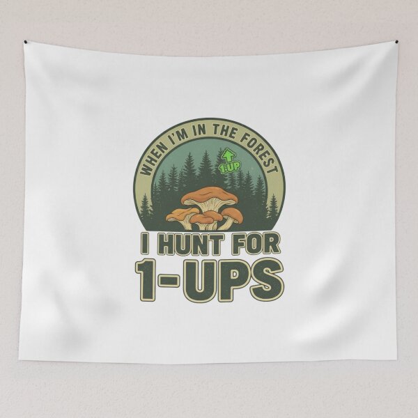 Item preview, Forest Mushroom 1-Up Hunter designed and sold by ifdogscouldclap....